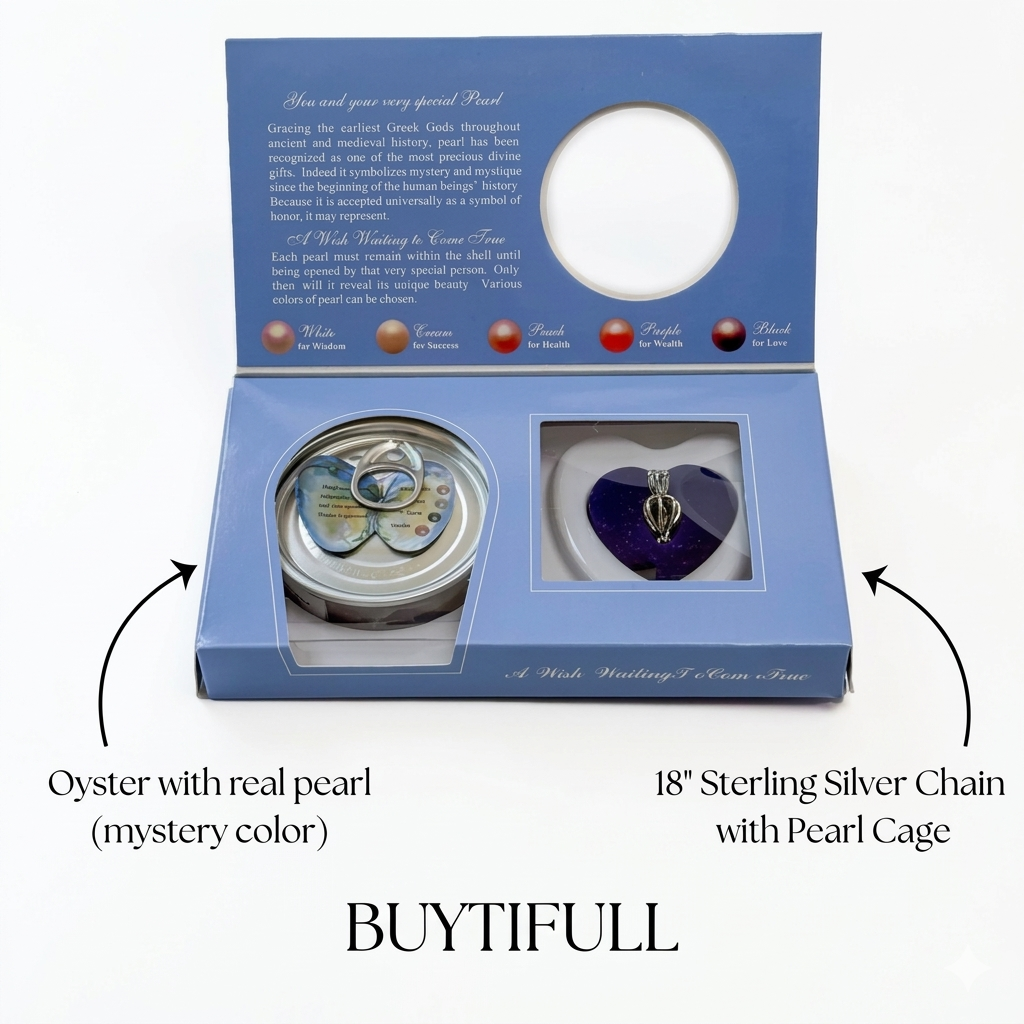 SecretWish Real Pearl Necklace Set